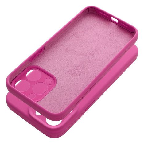 Futerał SILICONE 2mm do IPHONE 15 Pro Max róż