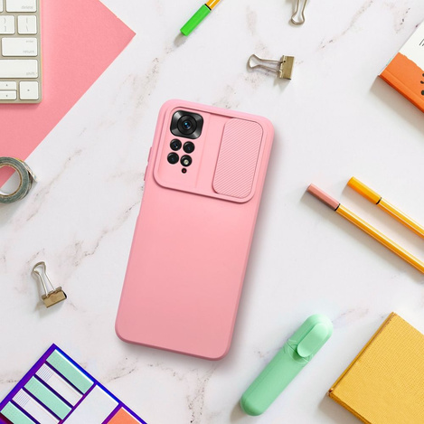 Futerał SLIDE do XIAOMI Redmi 9C jasnoróżowy
