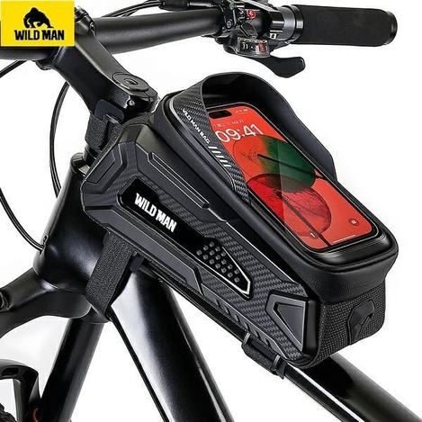 WILDMAN sakwa rowerowa na ramę na zamek 2L (4" - 7") M30 czarna