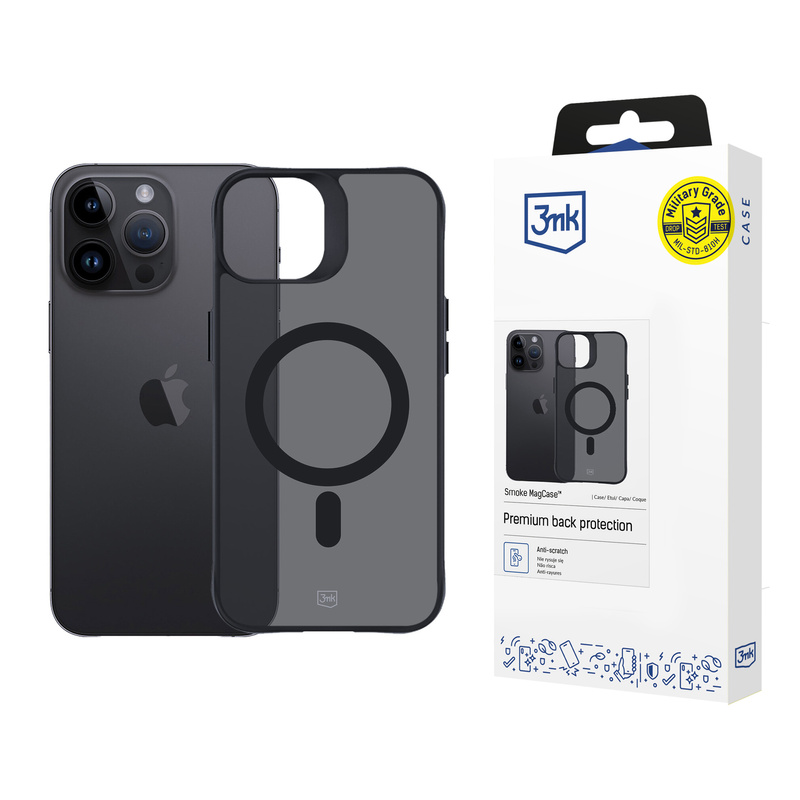 3MK Smoke MagCase iPhone 14 Pro 6.1"