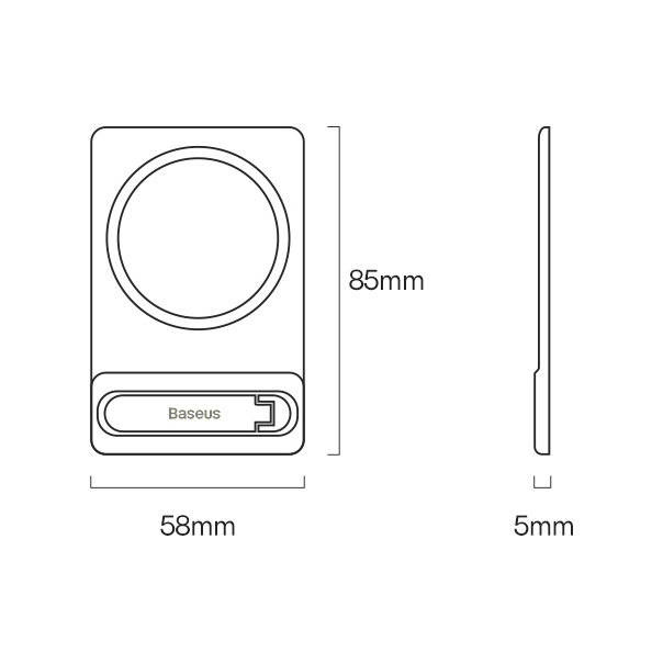 Baseus Foldable Magnetic Bracket White