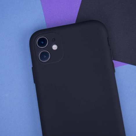 Nakładka Silicon do Huawei P30 Lite czarna