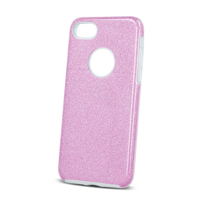 Nakładka Glitter 3in1 do iPhone 7 / 8 / SE 2020 różowa