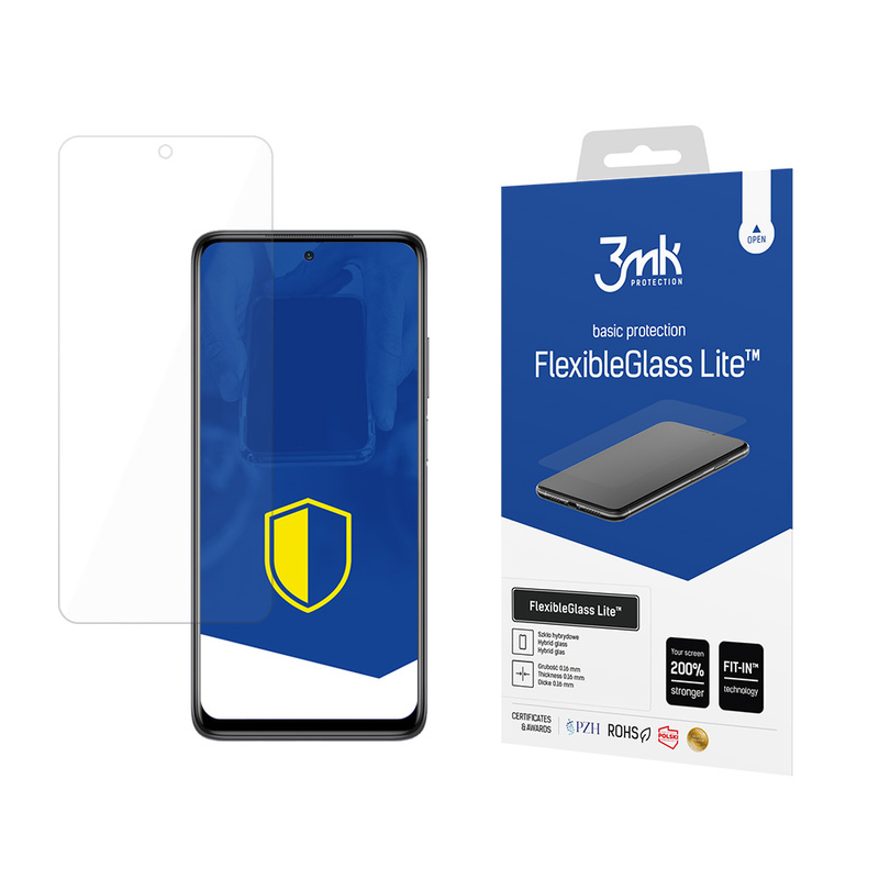 Szkło Hybrydowe XIAOMI MI 10T LITE 5G 3mk Flexible Glass Lite cienkie (0.16mm)