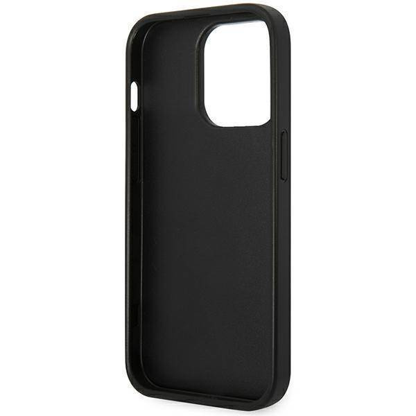 Karl Lagerfeld Saffiano Choupette Head Patch Case - Etui iPhone 14 Pro (czarny)