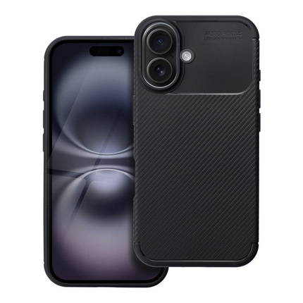 Futerał CARBON PREMIUM do IPHONE 16 czarny