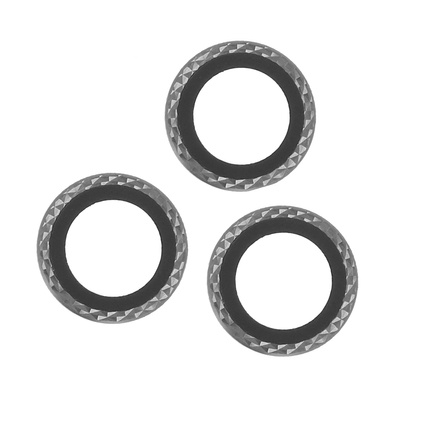 Zestaw szkieł na aparat do iPhone 14 Plus 6,7" black rhombus (2 sztuki)