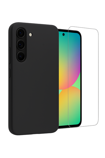 Etui do Samsung S23 FE czarne + Szkło