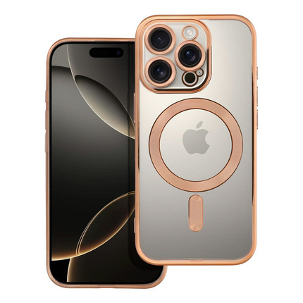 Futerał ELECTRO MAG COVER kompatybilny z MagSafe do IPHONE 16 Pro złoty